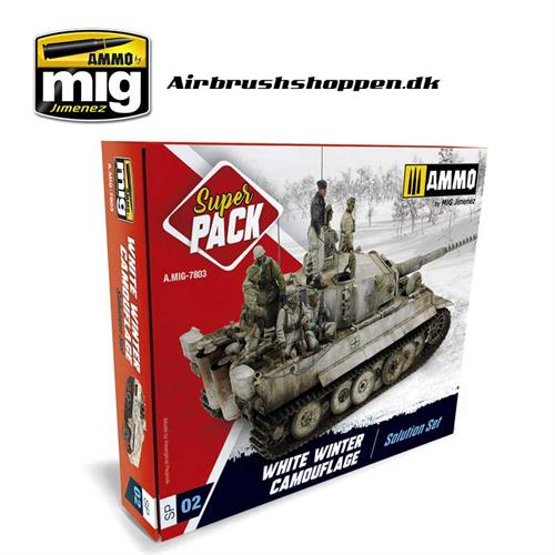 AMIG 7803 SUPER PACK WHITE WINTER CAMOUFLAGE